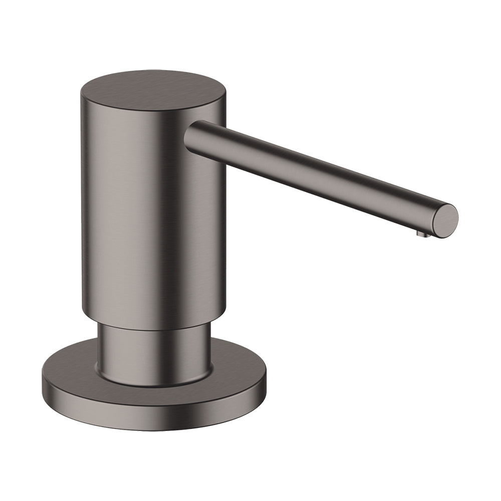 Дозатор за сапун A41 Gun Metal HansGrohe - елегантен Gun Metal дозатор 500 мл за баня и кухня в онлайн магазин KERANOVA