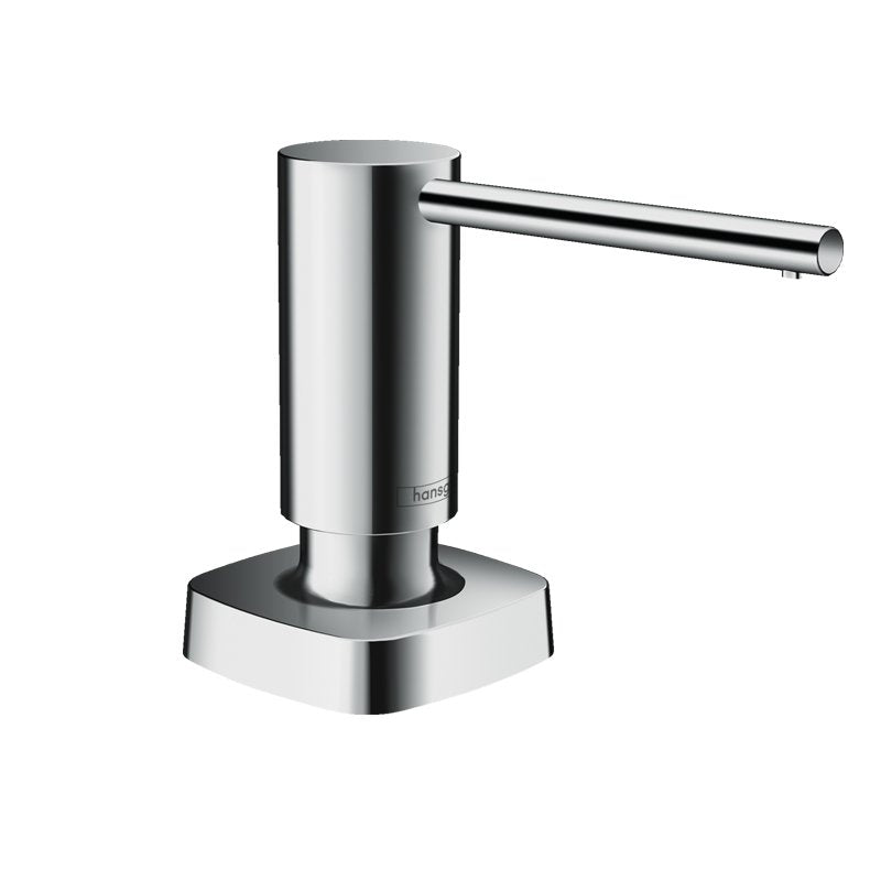 Дозатор за сапун A41 HansGrohe хром, 500 мл дозатор за плотове до 55 мм — онлайн магазин за обзавеждане за бани KERANOVA