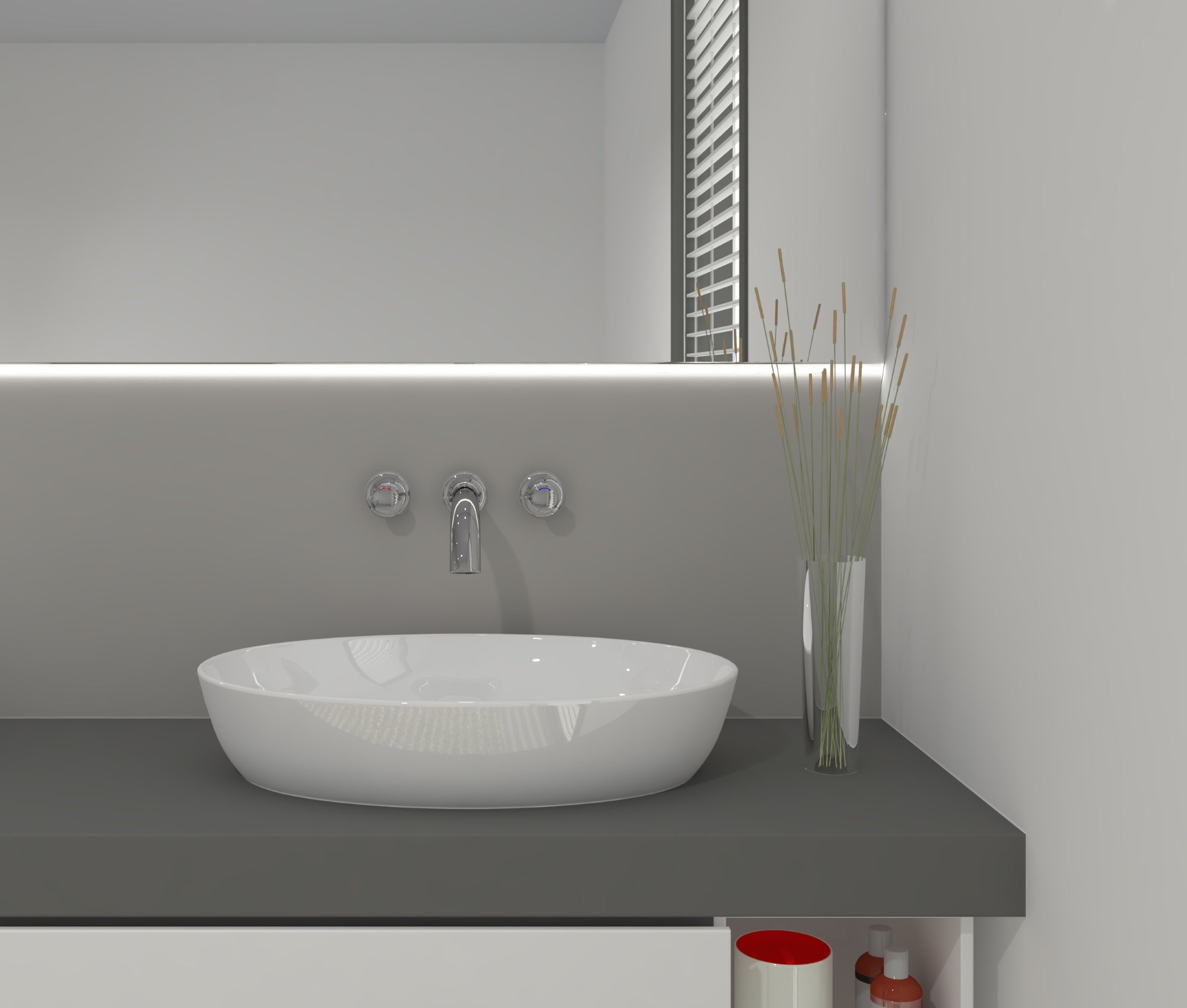 Купа Artis 61х41 см. - Villeroy & Boch на плот с Ceramic Plus, дизайнерска мивка за баня - онлайн магазин KERANOVA