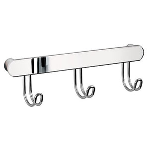 4203 закачалка тройна от хромирана стомана за баня – KERANOVA онлайн магазин за обзавеждане