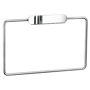 4220 халка за хавлия - хромирана правоъгълна халка за кърпи от онлайн магазин за обзавеждане за бани KERANOVA