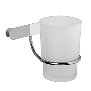 4501 държач с чаша – хромиран стенен държач за чаша за баня, онлайн магазин за обзавеждане за бани KERANOVA