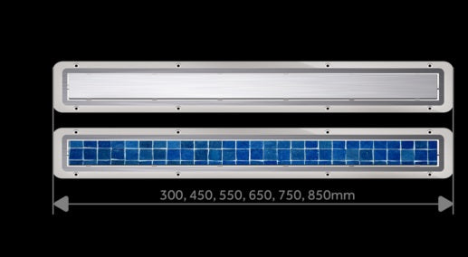 Premium Line Classic - 30, 45, 55, 65, 75 и 85 см. - Pestan дизайнерски линеен сифон 2в1 за онлайн магазин за обзавеждане за бани KERANOVA