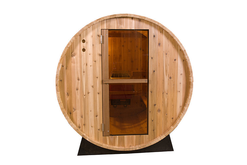 Градинска сауна Rustic от червен кедър 120x185x200 см - 4FT; сауна барел от червен кедър, онлайн магазин за обзавеждане за бани KERANOVA