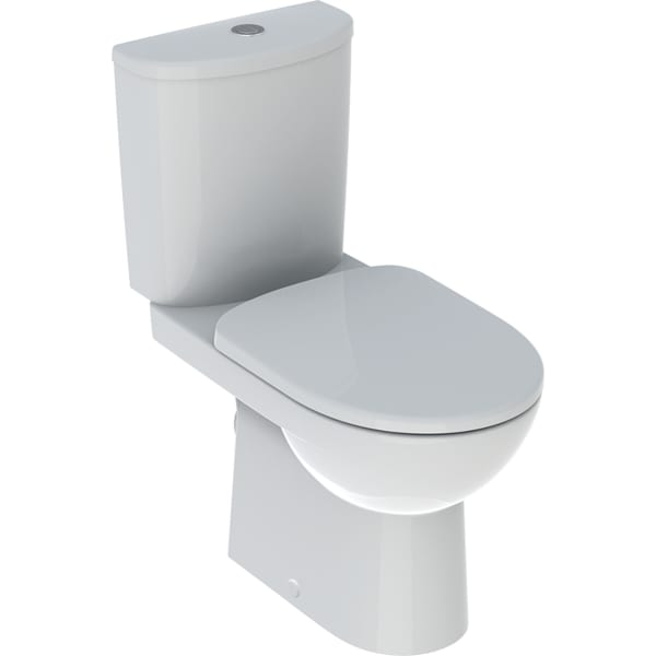 Моноблок Selnova Rimfree - Geberit моноблок с капак забавено падане, Rimfree тоалетна чиния и казанче за онлайн магазин KERANOVA