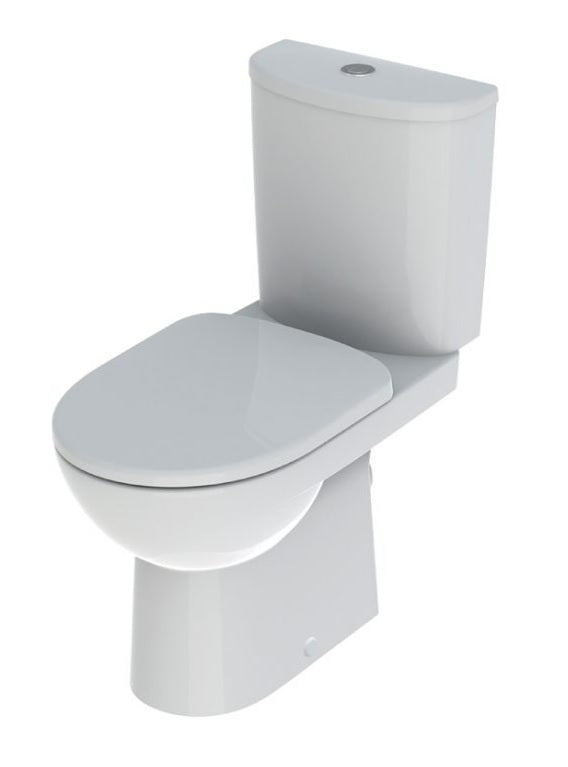 Моноблок Selnova - Geberit тоалетен моноблок с капак Duroplast, полускрит монтаж, двойно промиване, онлайн магазин KERANOVA