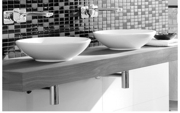 Купа Loop & Friends 43х43 Villeroy & Boch - керамична мивка тип купа с преливник и сифон, онлайн магазин KERANOVA