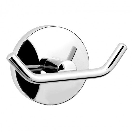 Серия Alpha хром-никелов двоен закачалка за кърпи от масивен месинг – онлайн магазин KERANOVA