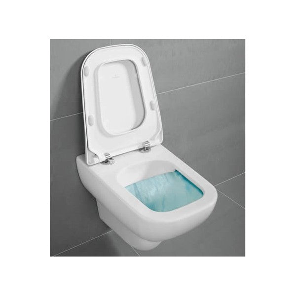 Rimless конзолна тоалетна Joyce Direct Flush квадратна - Villeroy&Boch от KERANOVA, овална висяща чиния 56x37x32.5см, rimless хигиена