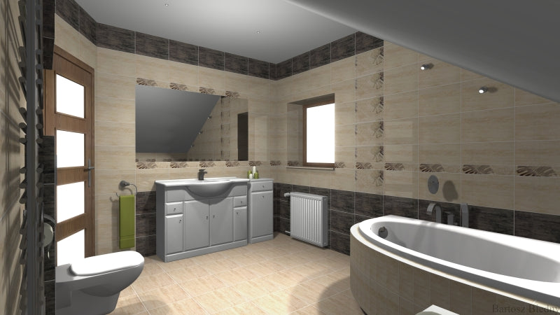 Баня Toscana 25x36 - модерни полски гланцови плочки в онлайн магазин за обзавеждане за бани KERANOVA