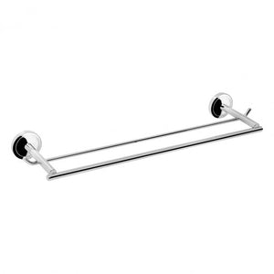 6252 пръчка за хавлия двойна 50 см комбинирана - хромирана двойна поставка за кърпи от онлайн магазин за обзавеждане за бани KERANOVA