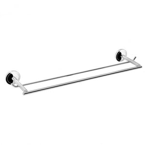 6262 пръчка за хавлия двойна 60 см комбинирана - хромирана двойна стойка за кърпи от онлайн магазин за обзавеждане за бани KERANOVA