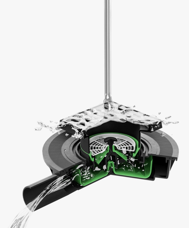 Mini Drain подов сифон с клапа и ниска инсталационна височина 10х10 - Bonomini, неръждаема решетка, воден затвор, 47 мм инсталация, KERANOVA онлайн магазин