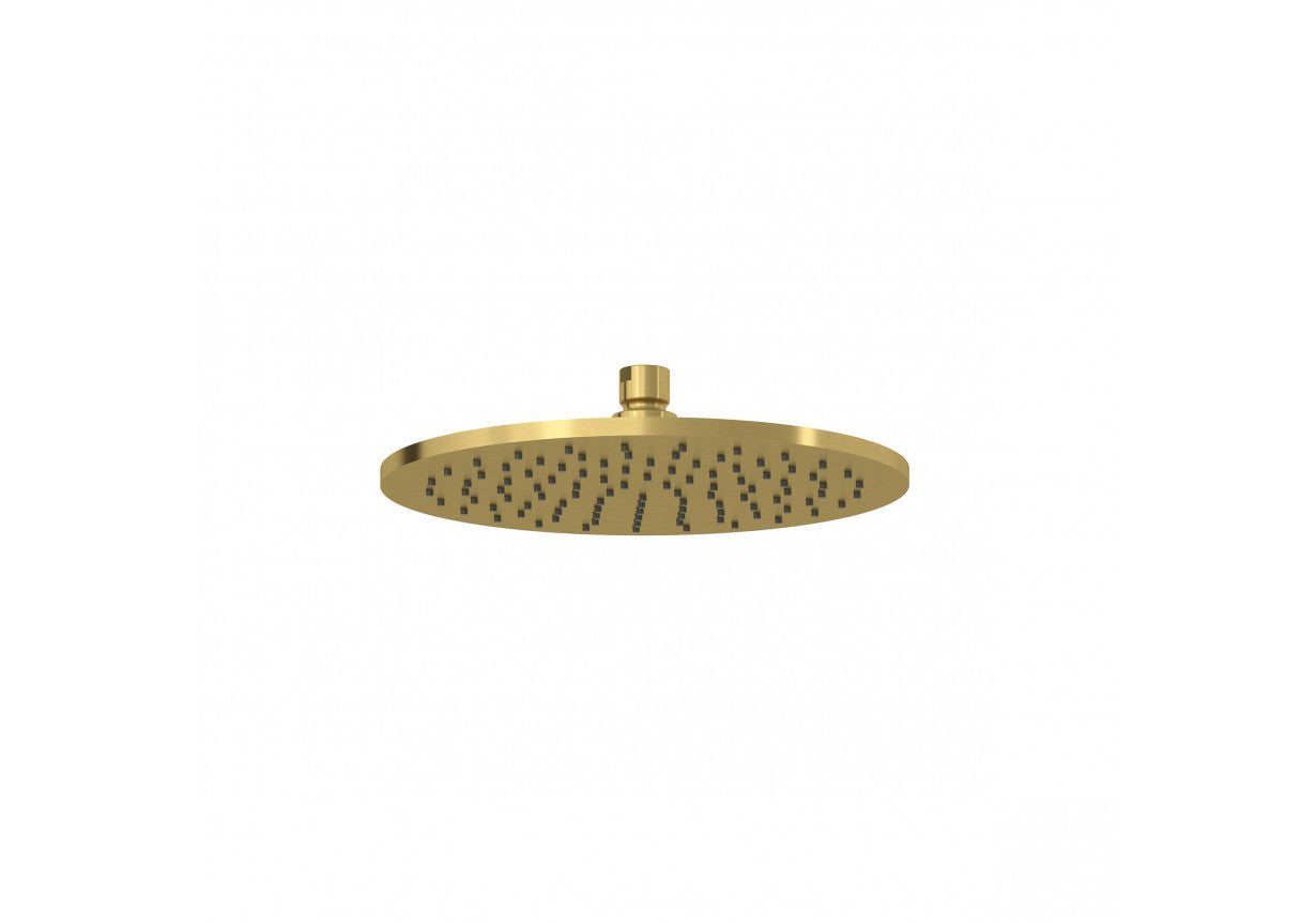 Вградена душ система Kludi Bozz Brush Gold Bath Slim Boxx - златна душ пита Kludi A-QA 250 мм за онлайн магазин KERANOVA