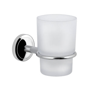 6501 държач с чаша от стъкло и хромиран държач за баня – онлайн магазин за обзавеждане за бани KERANOVA