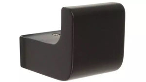 6808B закачалка черна метална за баня от KERANOVA, модерен компактен дизайн за дрехи и кърпи