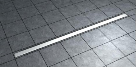 Линеен сифон Canalissima Mixage Double face - 20,30,40,50,60,70,80,90 и 100 см. - линеен канален сифон с решетка AISI316 за баня от KERANOVA