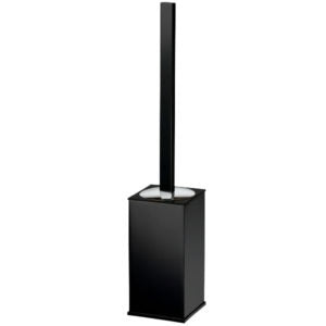 6914B стояща четка - черна модерна стойка за тоалетна четка от онлайн магазин за обзавеждане за бани KERANOVA