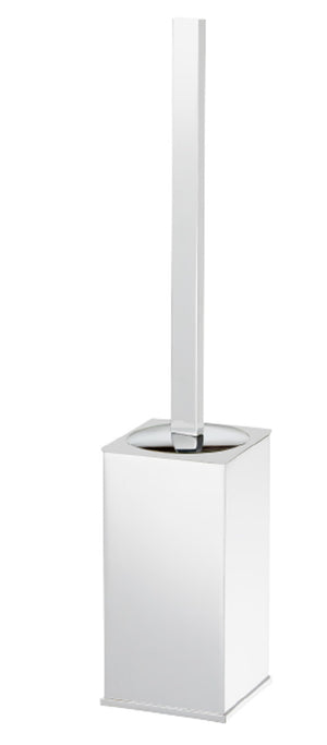 6914W стояща четка метална бяла правоъгълна за баня — онлайн магазин KERANOVA