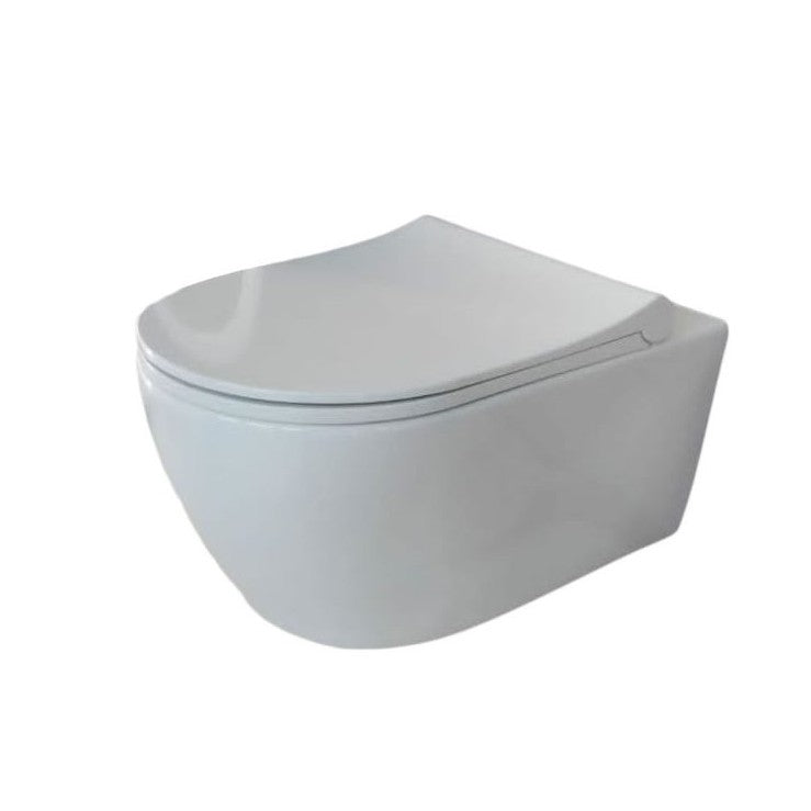 Rimless конзолна тоалетна Quarter Bath Deep - 49 см.