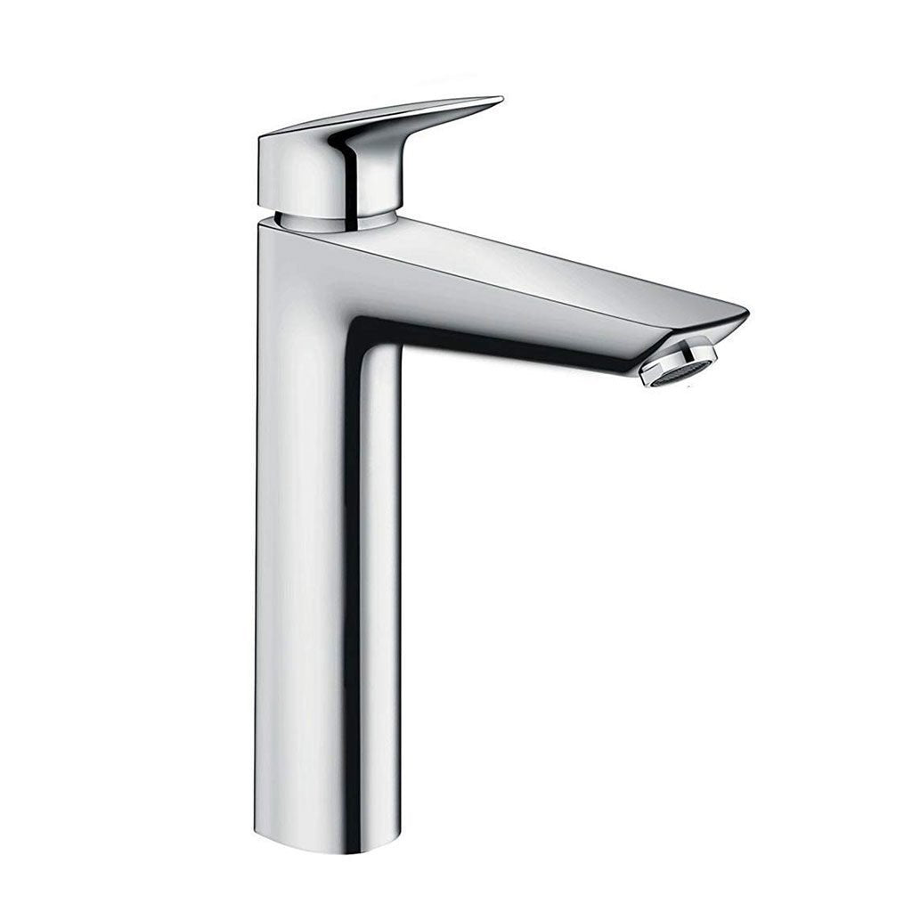Hansgrohe Logis 190 за мивка - висок хромиран смесител 71090000, проекция 166 мм, pop-up, KERANOVA онлайн магазин