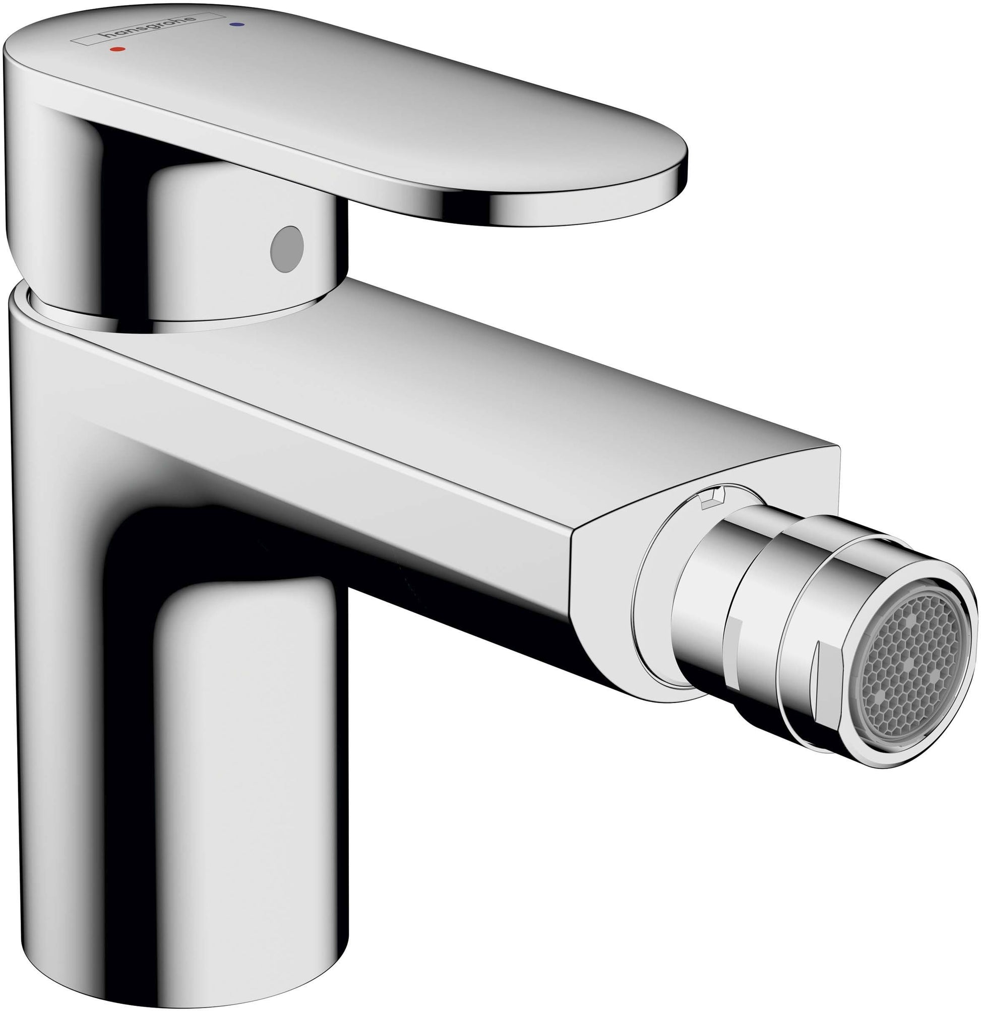 Hansgrohe Vernis Blend за биде хром смесител с 127 мм чучур, поп-ъп и пивотна връзка - онлайн магазин KERANOVA
