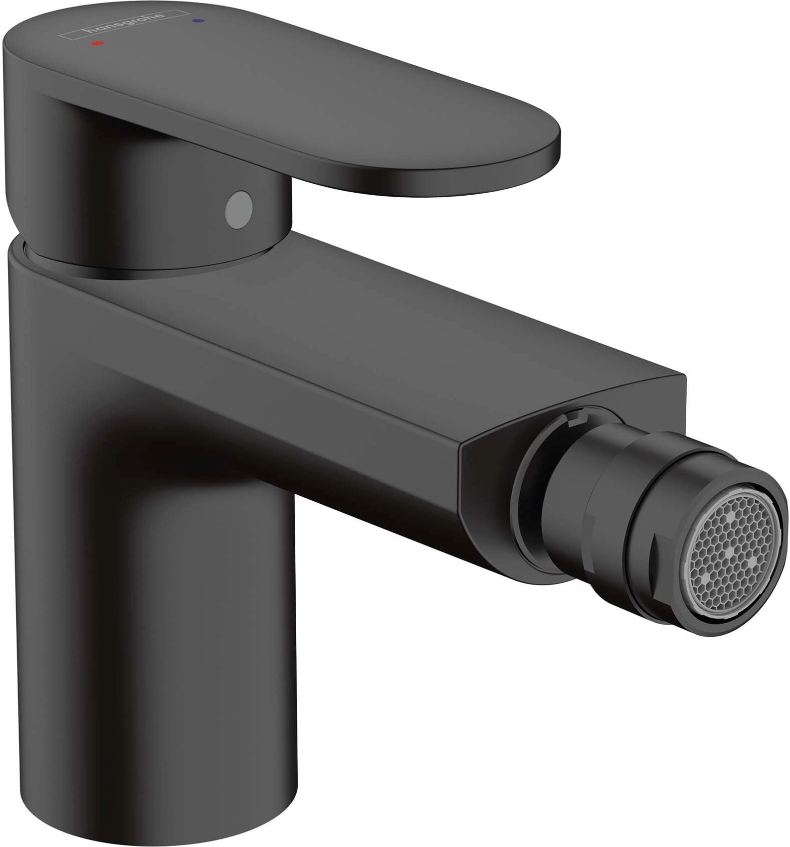 Hansgrohe Vernis Blend Matt Black за биде - черен мат смесител за биде 127 мм проекция, pop-up, KERANOVA онлайн магазин