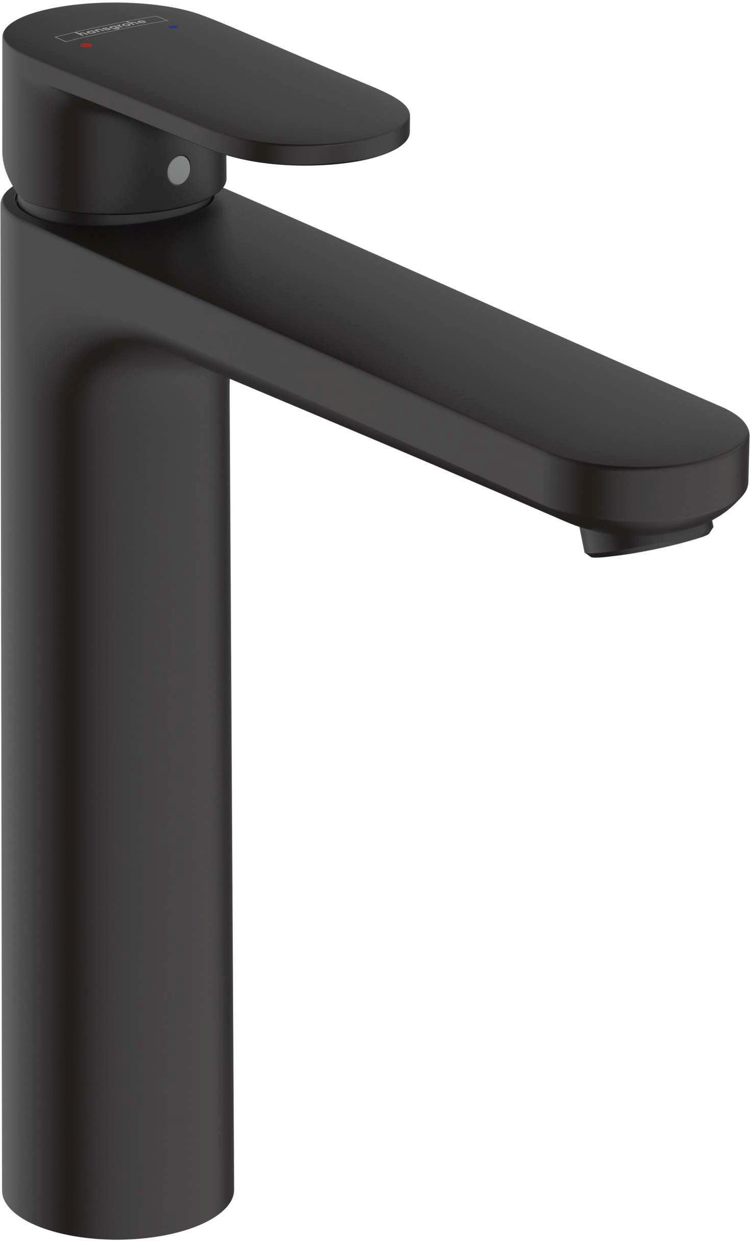 Hansgrohe Vernis Blend 190 за мивка в черен мат – висок смесител за мивка, ComfortZone 190, проекция 169 мм, онлайн магазин KERANOVA