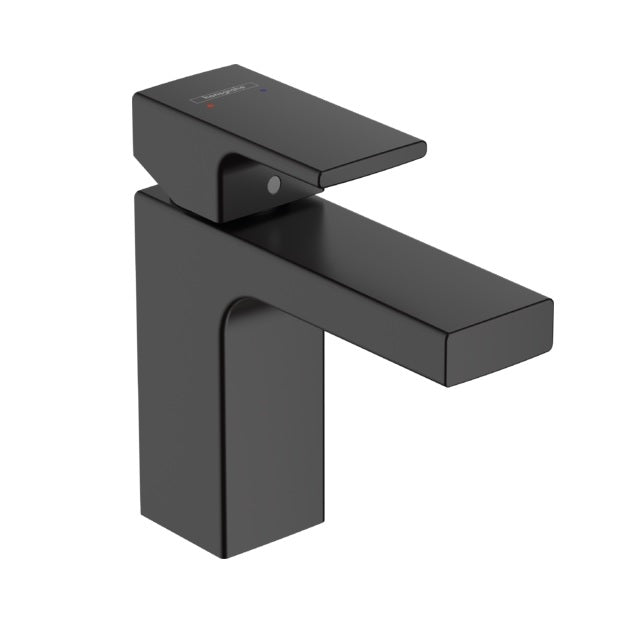 Hansgrohe Vernis Shape 100 за мивка - черен мат, матов черен смесител за мивка ComfortZone 100, дизайн от Германия - KERANOVA