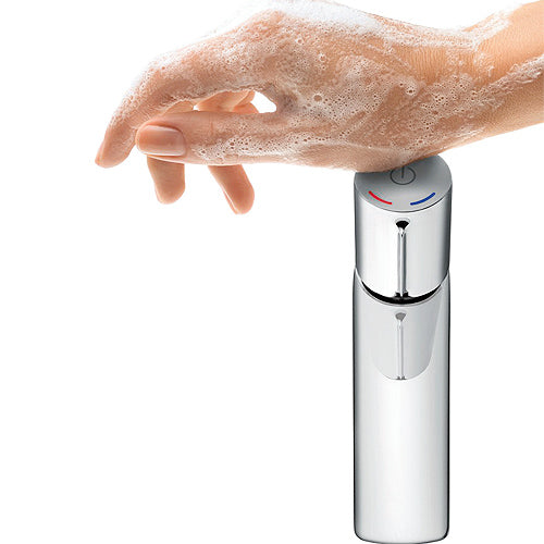 Hansgrohe Talis Select E 100 Смесител за мивка 71750000 - хром смесител с бутон Select и температурен индикатор за KERANOVA