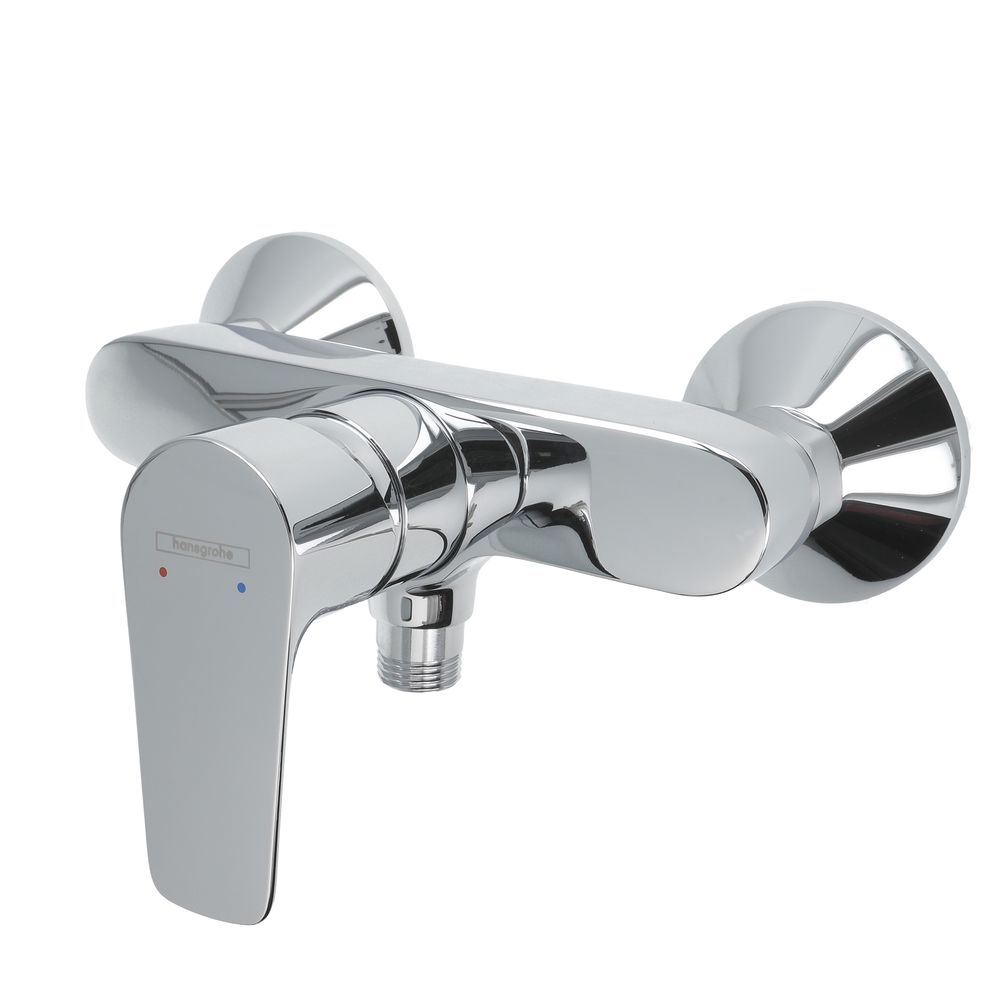 Hansgrohe Talis E смесител за душ - хромирана стенна душ батерия от KERANOVA, модерен елегантен дизайн (Германия)