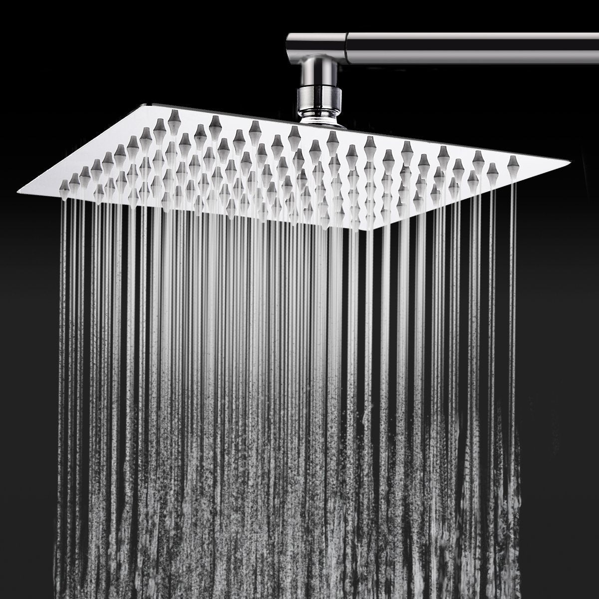 Alt Tag: Вграден душ Klip - Genebre Испания квадратна душ пита 30x30 см от онлайн магазин за бани KERANOVA