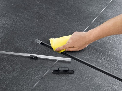 Viega Advantix Vario SLIM 30-120 см. линеен сифон за баня във вариант SLIM, монтаж по стената, показан монтаж и почистване на канала - KERANOVA