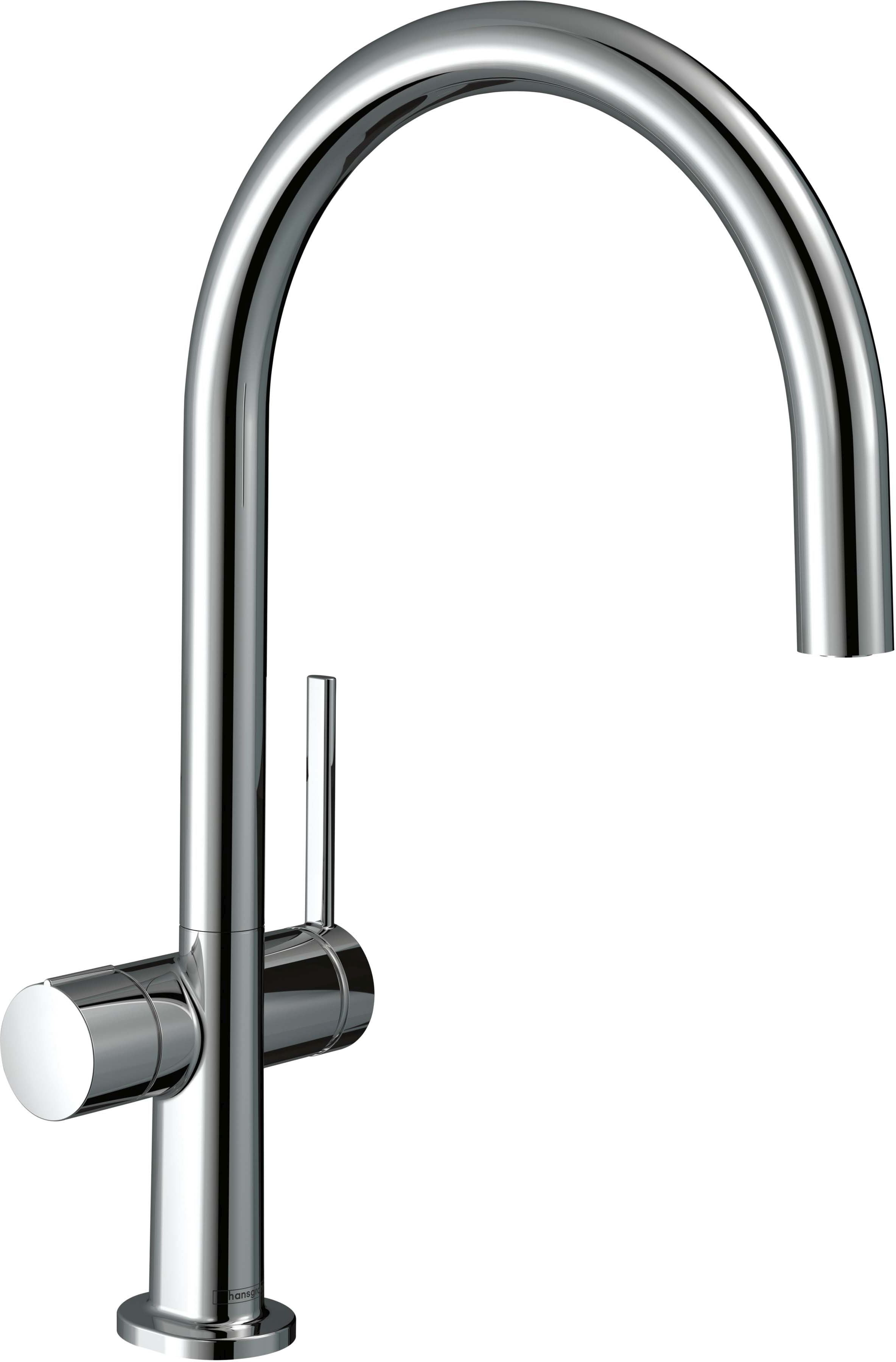 Смесител за кухня Talis M54 Hansgrohe хром, висок чучур 220 мм, ограничение на температура, онлайн магазин KERANOVA