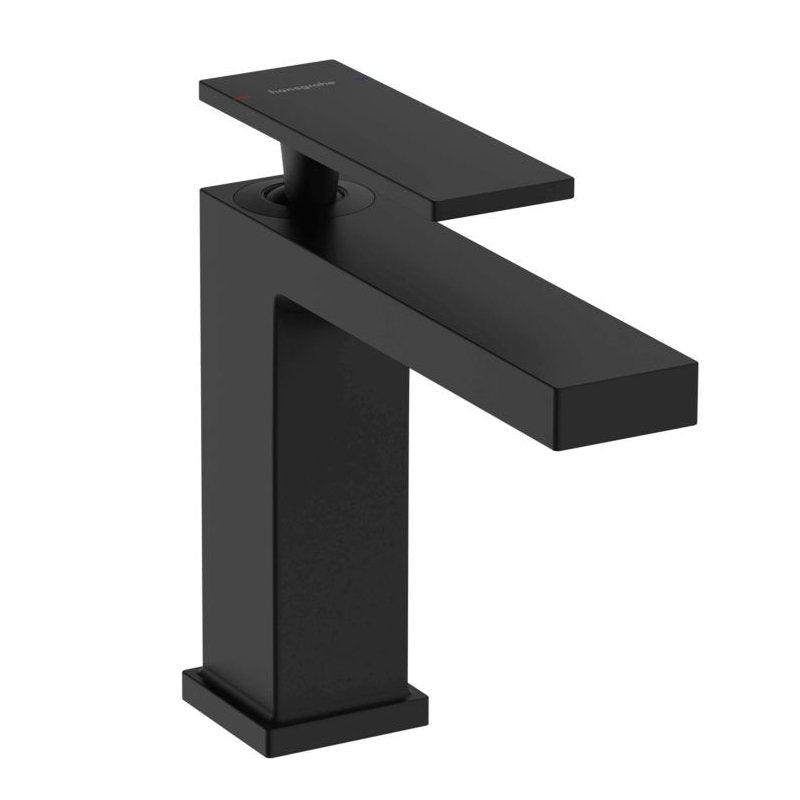 Hansgrohe Tecturis E 110 EcoSmart+ - черен мат стоящ смесител за умивалник, EcoSmart+ 4 l/min, iF Design Award 2023, KERANOVA