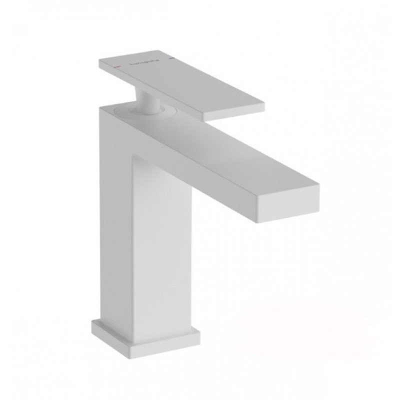 Hansgrohe Tecturis E 110 EcoSmart+ - бял мат стоящ смесител за мивка, EcoSmart+ 4 l/min, iF Design Award 2023, онлайн магазин KERANOVA