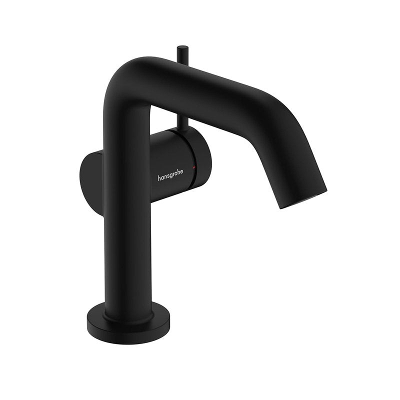 Hansgrohe Tecturis S 110 Fine CoolStart EcoSmart+ - черен мат стенен/плотен смесител за умивалник, EcoSmart+, iF Design 2023, KERANOVA