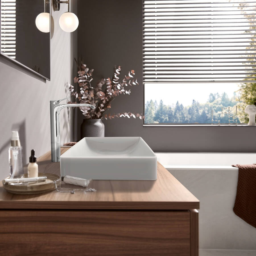 Hansgrohe Vivenis 250 за мивка хром смесител Waterfall ComfortZone 250 за баня - KERANOVA онлайн магазин
