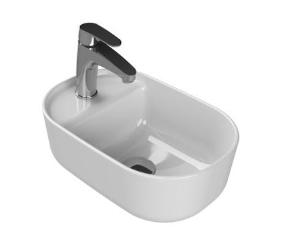 Мивка за плот Aqua 42х28 см. компактна мивка за плот Aqua 77000 Turkuaz Seramik, онлайн магазин за баня KERANOVA