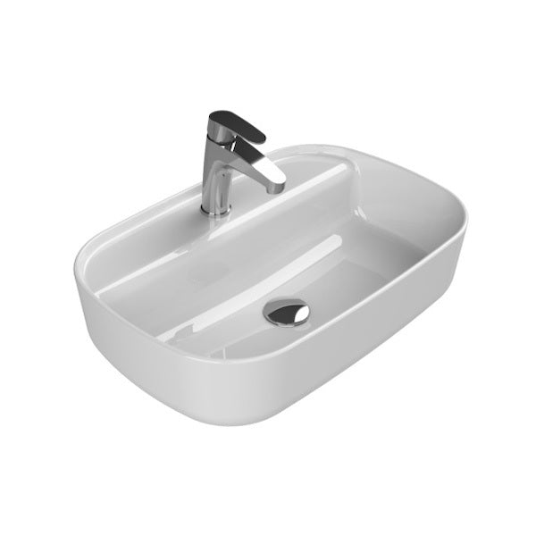 Мивка за плот Aqua 60х40 см. Turkuaz Seramik бяла мивка за монтаж върху плот 59,7х40,2х16 см – онлайн магазин KERANOVA