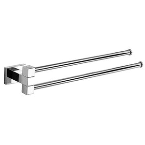 8222 пръчка за хавлия двойна ножица 40 см - хромирана двойна закачалка за кърпи, онлайн магазин KERANOVA