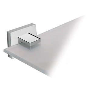 8660 държачи 2 бр. за полица / 6-8 мм. хромирани декоративни държачи за стъклена полица от онлайн магазин за обзавеждане за бани KERANOVA