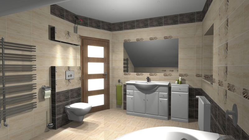 Баня Toscana 25x36 - модерни полски гланцирани плочки в онлайн магазин KERANOVA за обзавеждане на бани