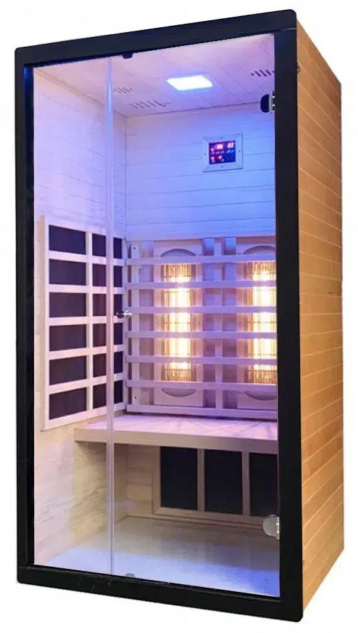 Инфрачервена кабина 9101C Black 90х100х190 см.