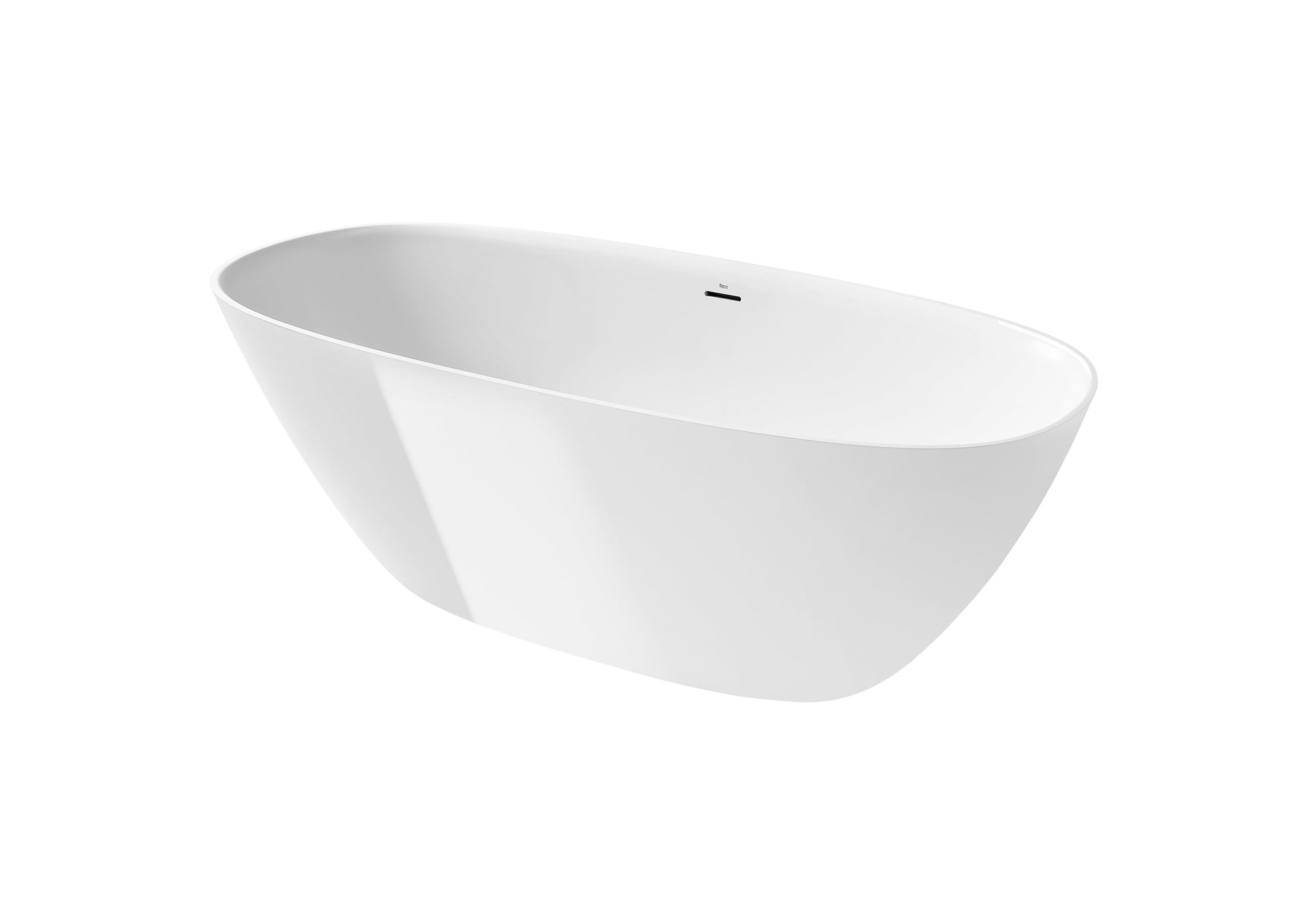 Roca Ariane свободно стояща вана 165х75 см. овална Stonex® свободностояща вана с click-clack клапа, онлайн магазин KERANOVA