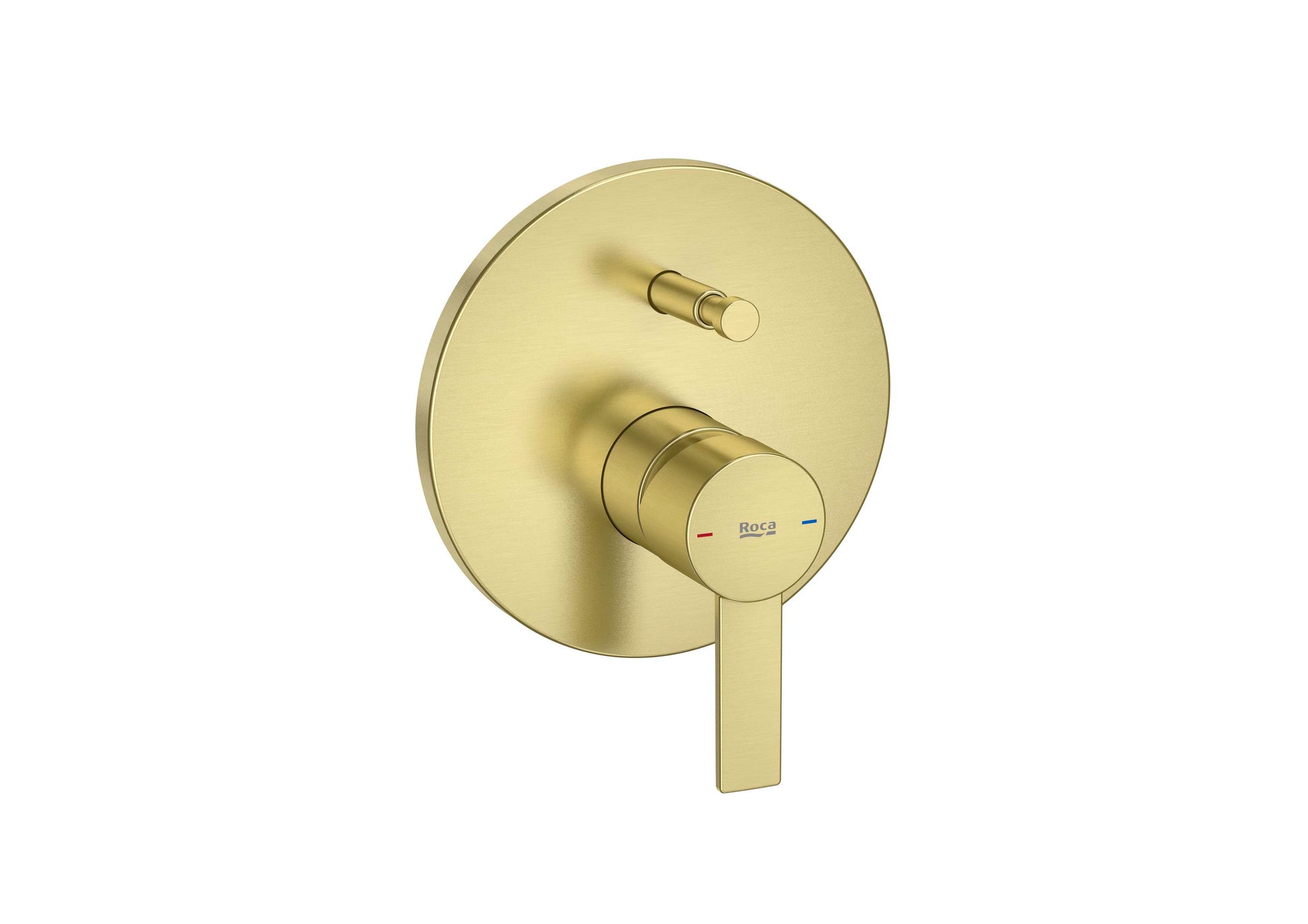 Roca Targa Brushed Brass вграден душ комплект - драскан месинг вграден смесител за душ от Brushed Brass, идеален за онлайн магазин KERANOVA