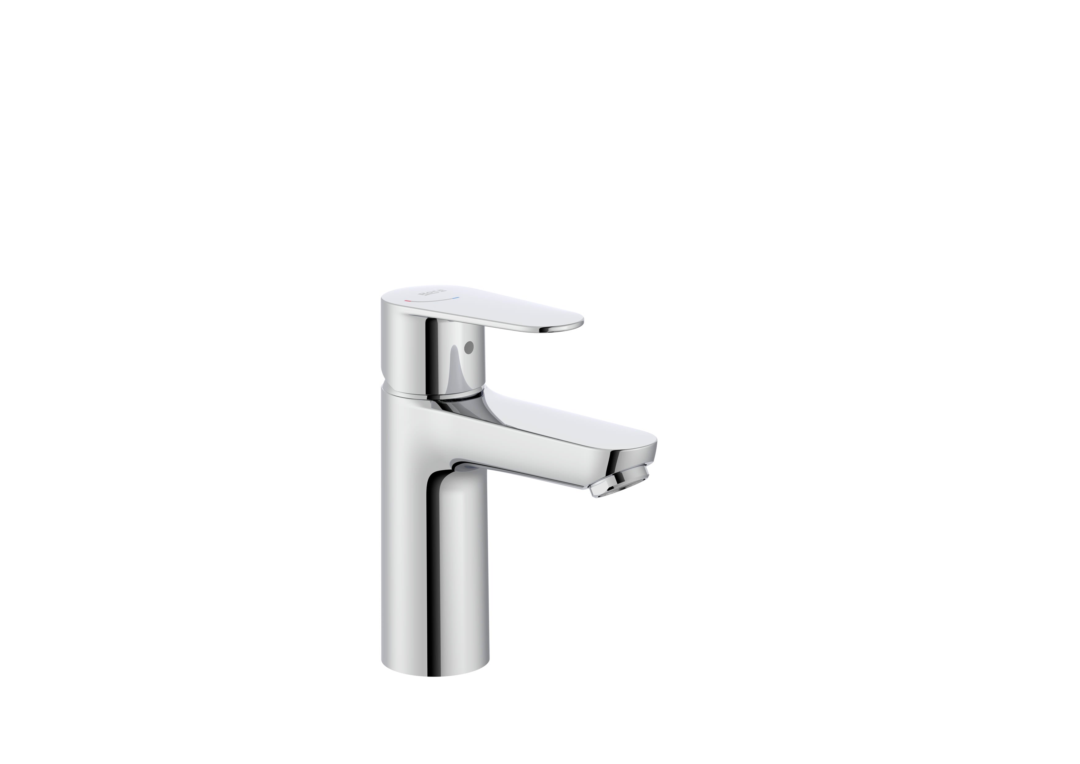 Roca Victoria Plus смесител за умивалник с click-clack хром, едноръкохватков, стоящ, с Click-Clack и керамична глава - KERANOVA онлайн магазин