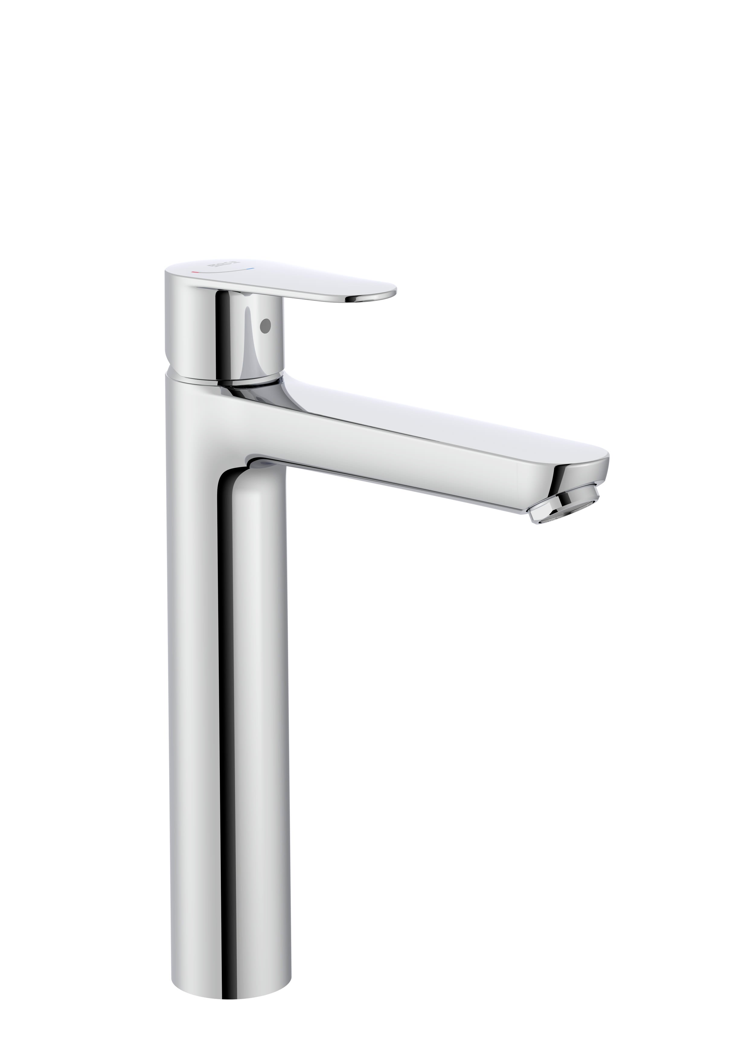 Alt Tag: Roca Victoria Plus висок смесител за мивка с висок чучур, хром, click-clack, керамична глава – онлайн магазин KERANOVA