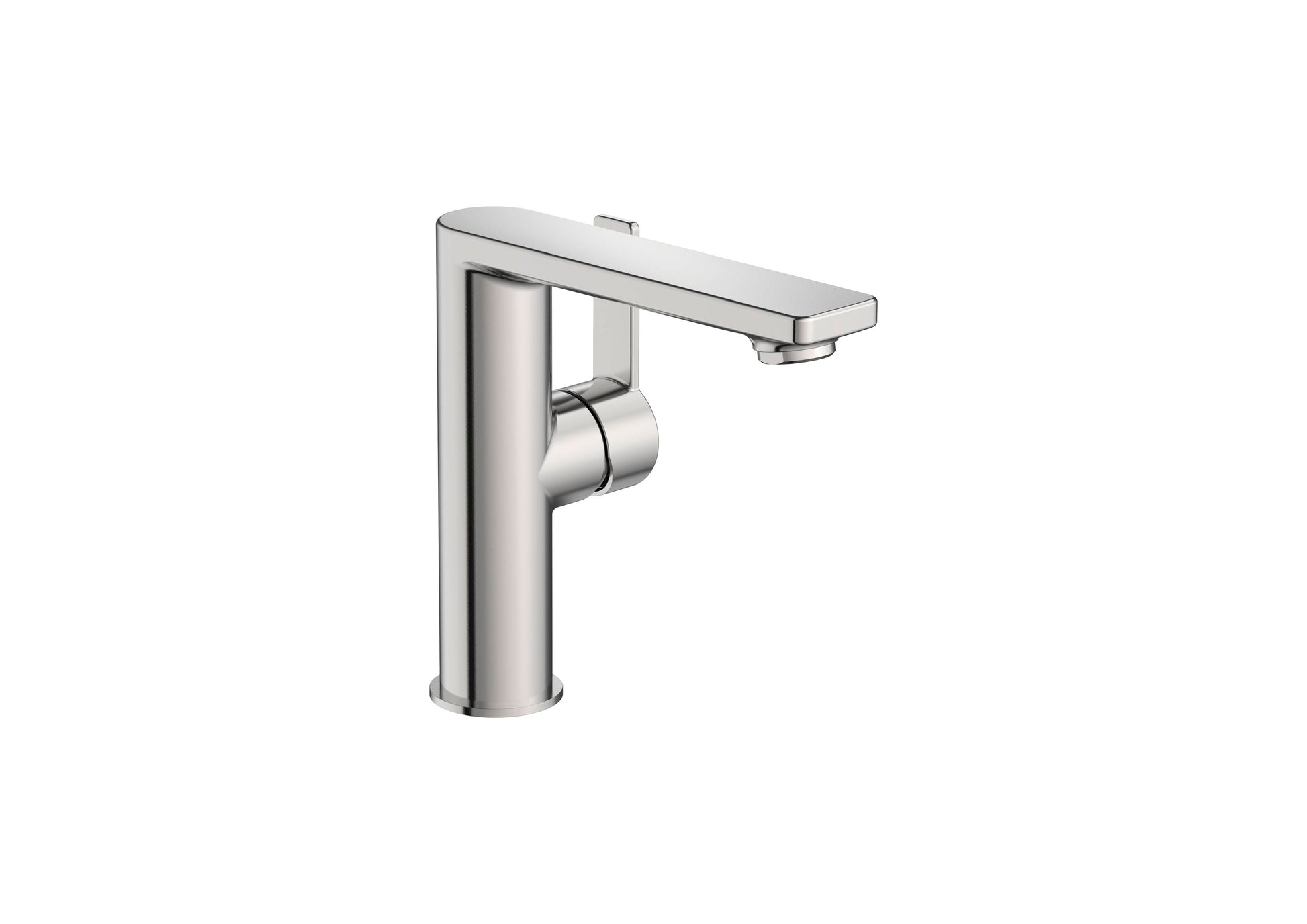Roca Targa Stainless Steel смесител за мивка - сатен, едноръкохватков умивалник, неръждаема стомана, ClickClack, KERANOVA онлайн магазин