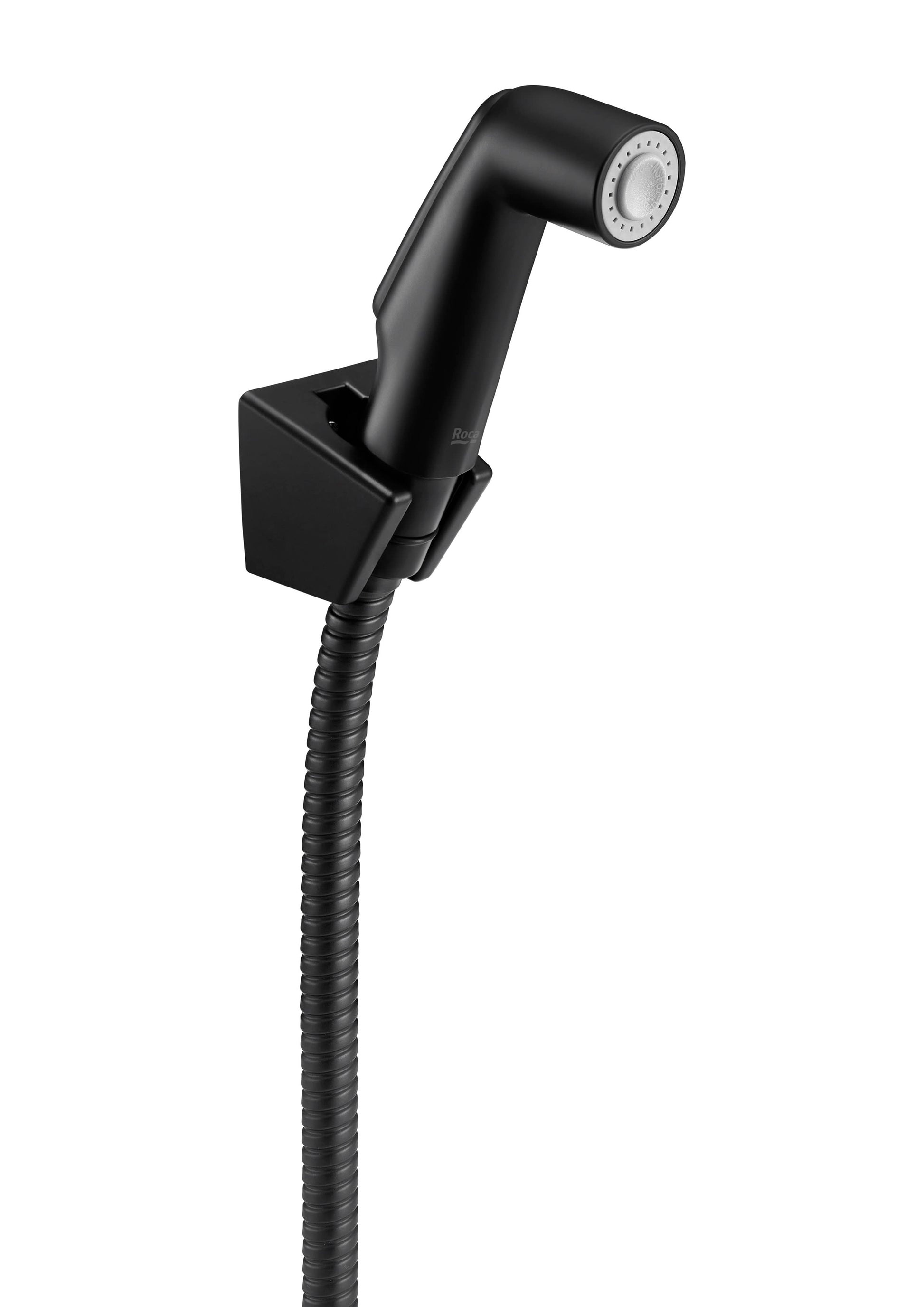 Roca Cala Matt Black хигиенен комплект за вграждане - черен мат, хигиенен душ Be Fresh черен мат за вграден монтаж - KERANOVA